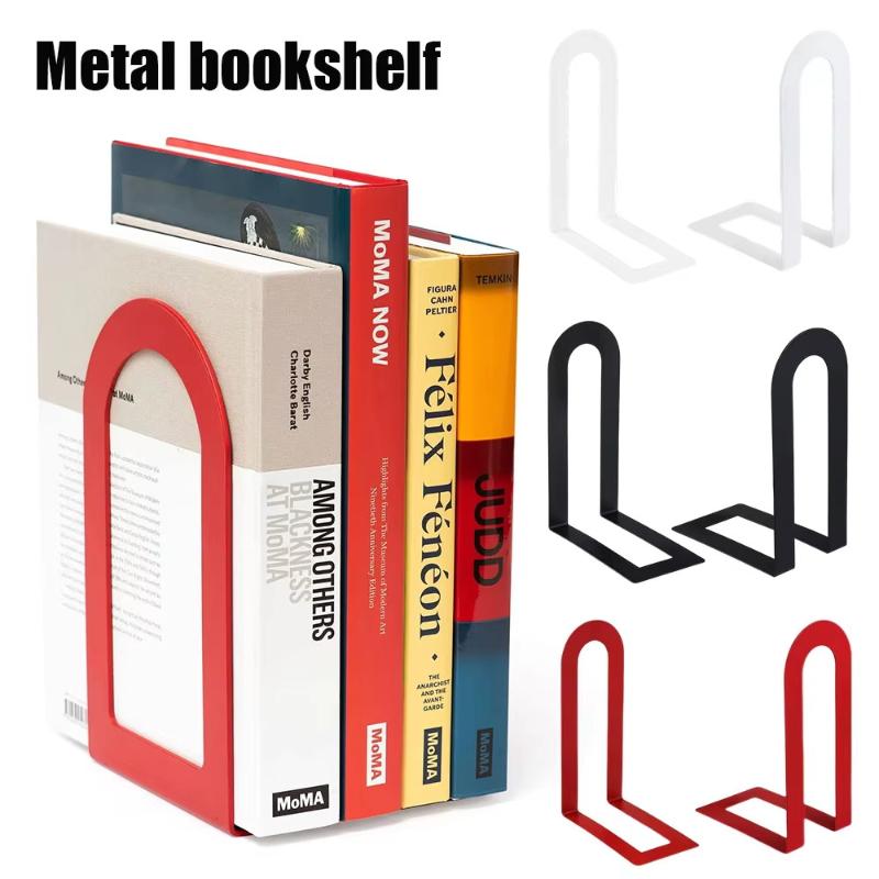 Aesthetic Bookend - ที่คั่นหนังสือรูปตัว L 1 คู่ ดีไซน์สวยงามทันสมัยสำหรับตกแต่งบ้านและงานออกแบบ