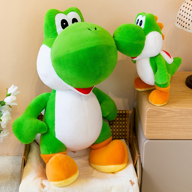 Home Decor Green - ตุ๊กตายี่ชิสีเขียวสุดน่ารัก ของเล่นตุ๊กตาไดโนเสาร์นุ่มนิ่ม หมอนอิงแสนสบาย ของตกแต่งบ้าน ของสะสม ของขวัญวันหยุด