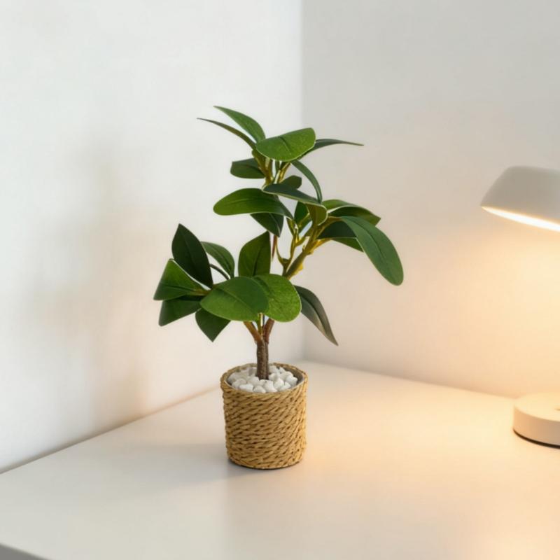 Home Decor Green - ต้นไม้จำลองในกระถางสำหรับตกแต่งบ้านตุ๊กตาขนาด 1/6 แบบจำลองสวนขนาดเล็ก ของตกแต่งสวน