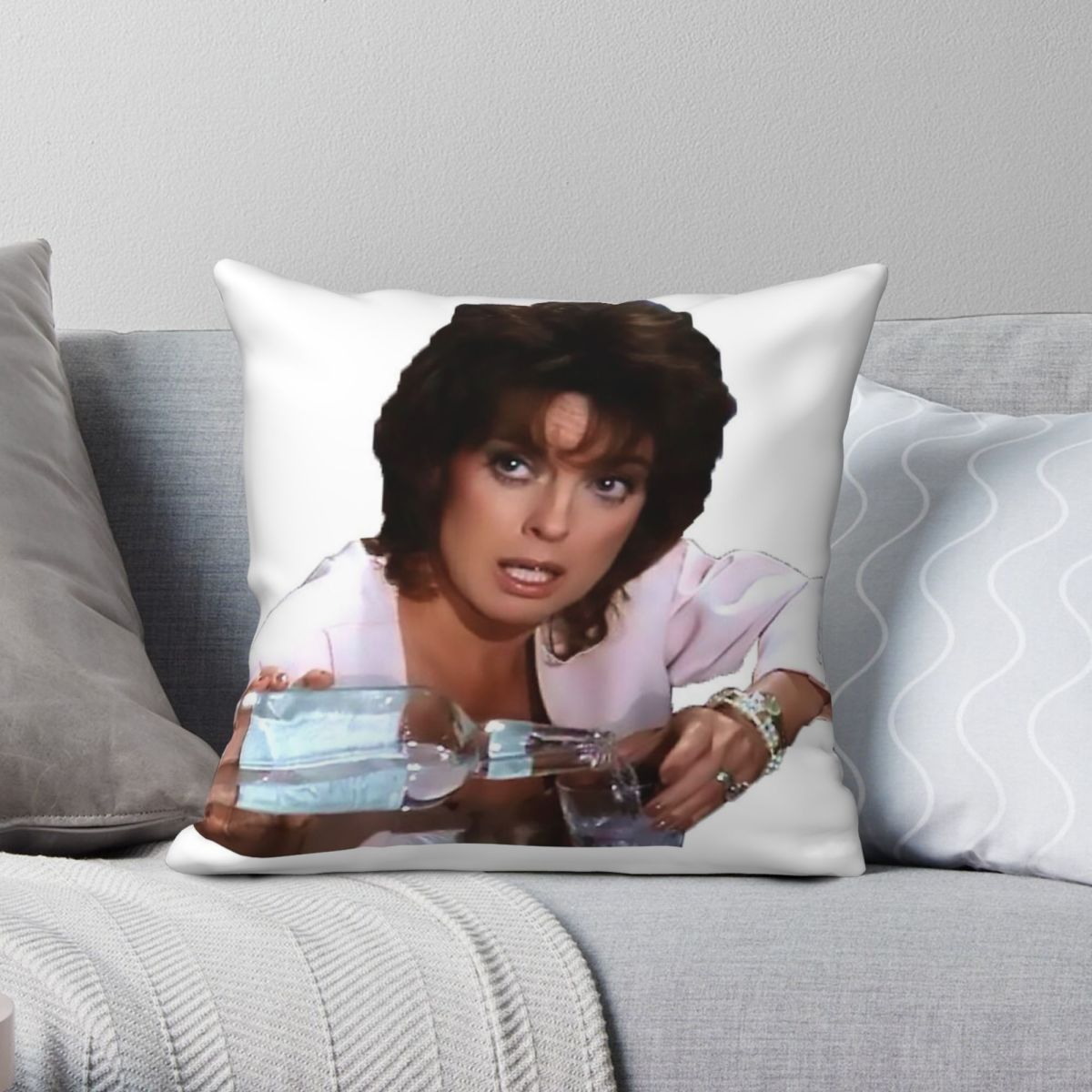Home Decor Dallas - ปลอกหมอนอิงผ้าลินินโพลีเอสเตอร์ผ้าลินินพิมพ์ลายกำมะหยี่ปลอกหมอนเอลเลน45x45ปลอกหมอนโซฟาปลอกหมอนอิงตกแต่ง