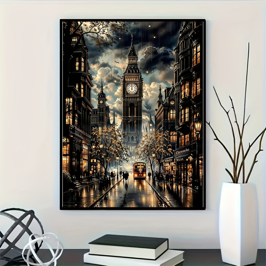 Home Decor London - 500/1000/1200/2000PCS ปริศนาลอนดอนไนท์จิ๊กซอว์ปริศนาการพักผ่อนและการผ่อนคลายตกแต่งบ้านสมัยใหม่ของขวัญสำหรับครอบครัวและเพื่อน