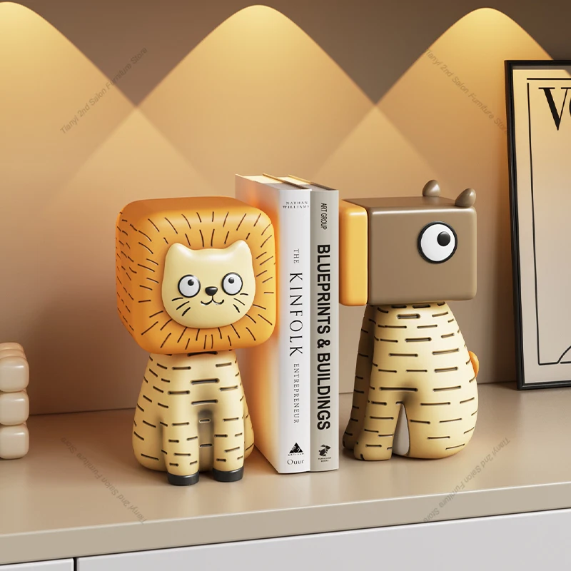 Aesthetic Bookend - ​ ​ ที่คั่นหนังสือสไตล์ครีมสมัยใหม่ ของตกแต่งขนาดเล็กสวยงาม ของขวัญสร้างสรรค์สำหรับห้องนั่งเล่น บาร์