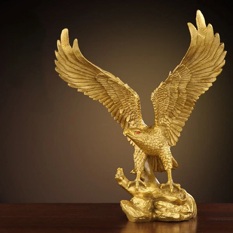 Home Decor Exhibition - Vintage ทองแดง Great นิทรรศการ Eagle เครื่องประดับสํานักงาน