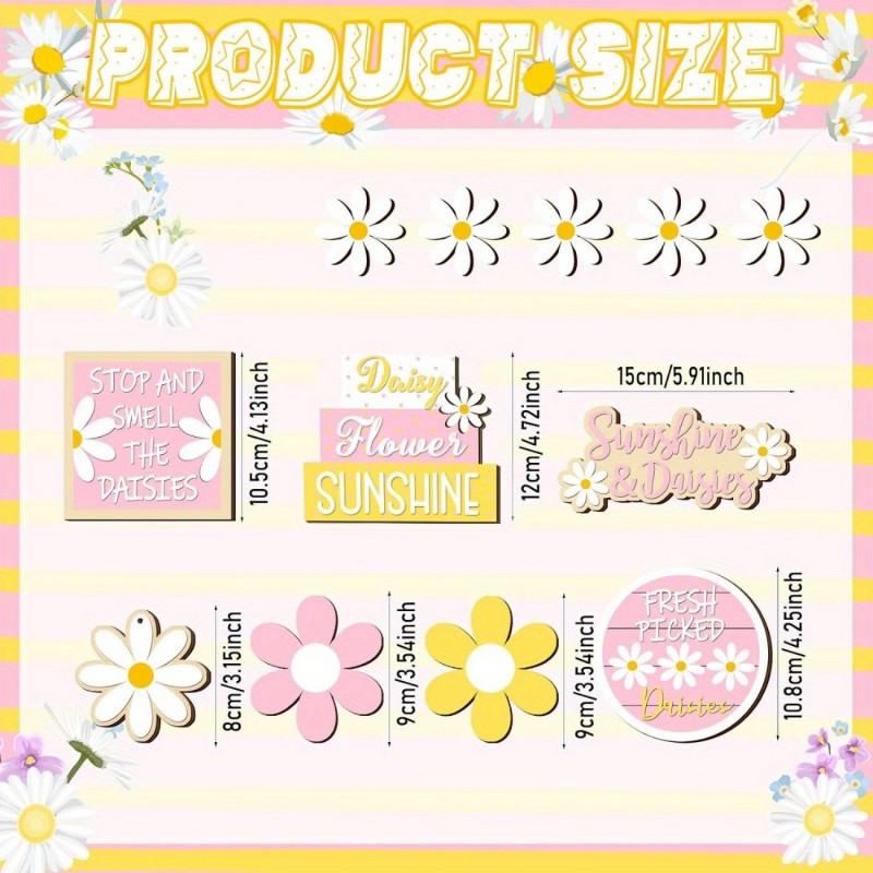 ของตกแต่งถาดหลายชั้นลายดอกเดซี - Home Decor Daisy บทวิจารณ์และราคา
