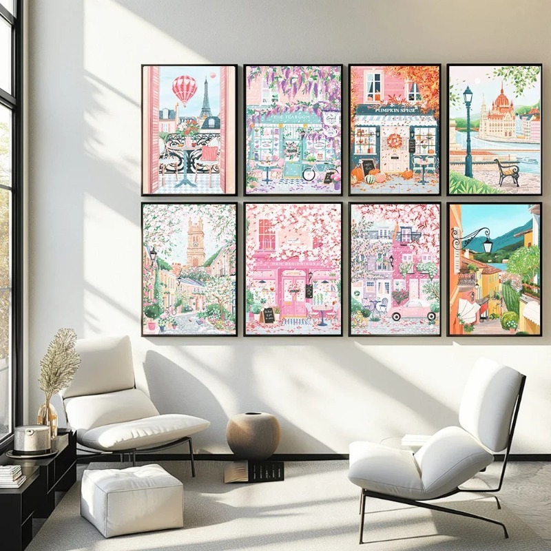 ปารีส ลอนดอน ฮังการี โปสเตอร์ก - Home Decor London บทวิจารณ์และราคา