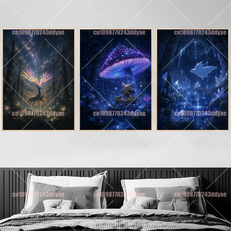 อะนิเมะโปเกมอนตัวละครภาพวาดต้น - Home Decor Painting บทวิจารณ์และราคา
