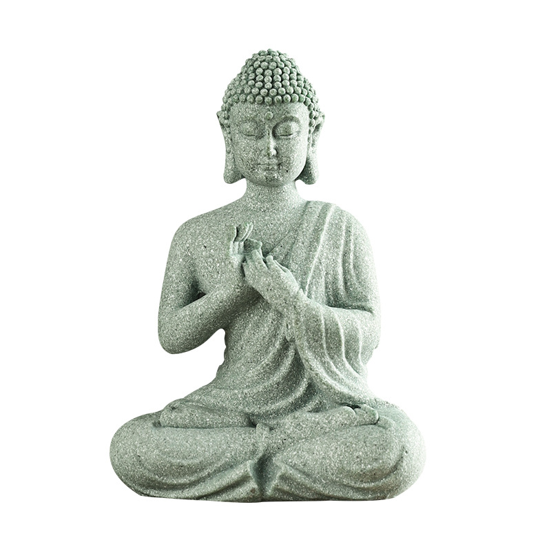 พระพุทธรูปสวนรูปปั้นตกแต่งถังป - Home Decor Green บทวิจารณ์และราคา