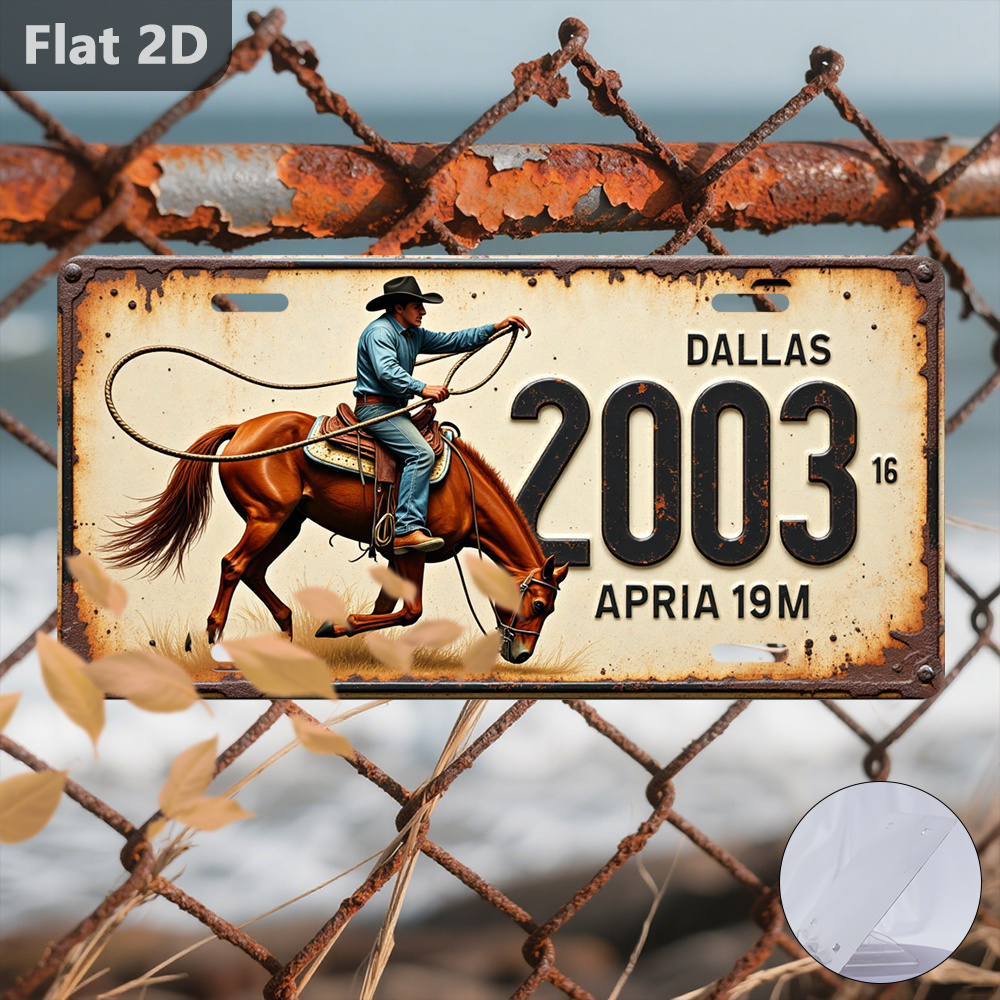 ป้ายทะเบียนรถม้าคาวบอยดัลลัส 2 - Home Decor Dallas บทวิจารณ์และราคา