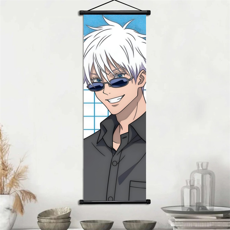 ผ้าแขวนผนังลายอนิเมะ จูจุตสึ ไ - Home Decor Painting บทวิจารณ์และราคา