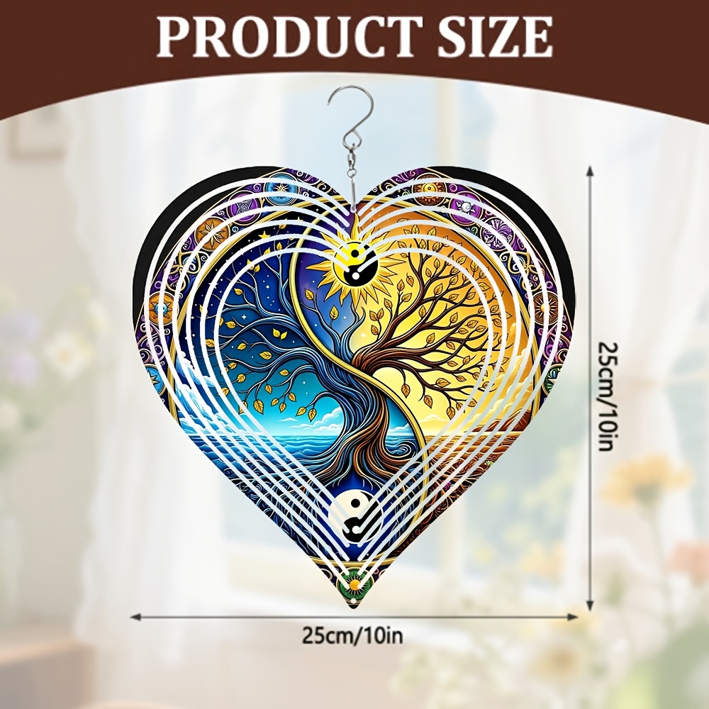 กระดิ่งลมหยินหยางทรงกลมต้นไม้แ - Home Decor Enthusiast Meaning บทวิจารณ์และราคา