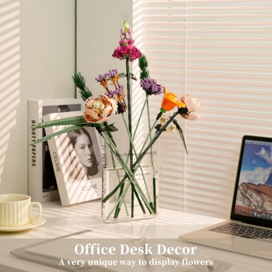 แจกันใสสำหรับใส่ดอกไม้ - ของตก - Aesthetic Bookend บทวิจารณ์และราคา