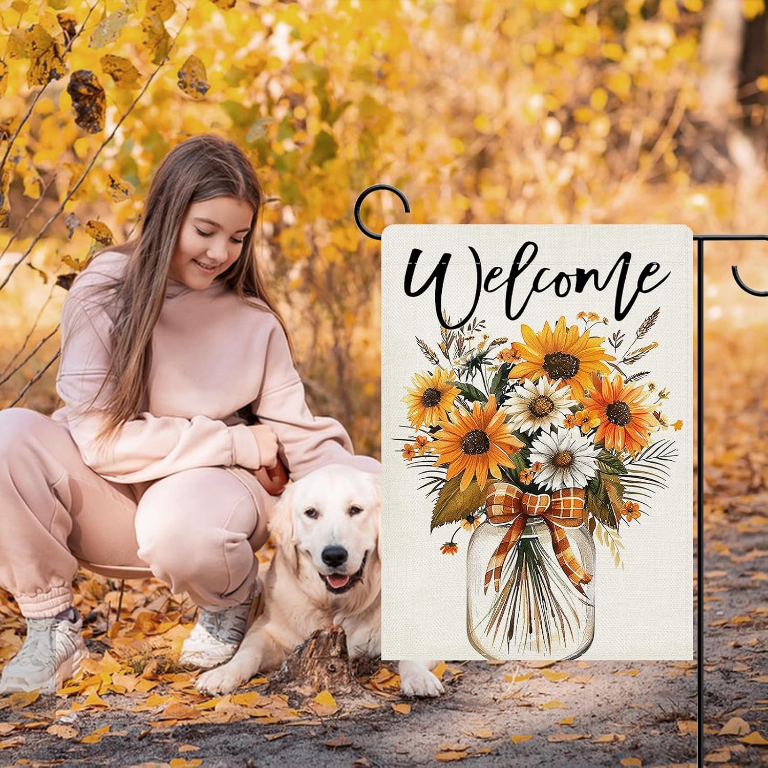 ธงตกแต่งสวนลายดอกไม้ต้อนรับฤดู - Home Decor Daisy บทวิจารณ์และราคา