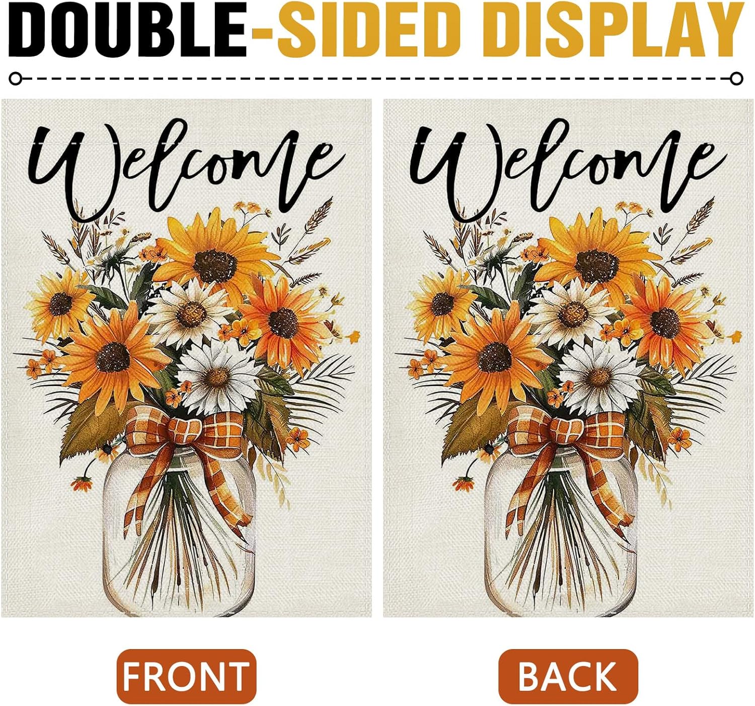 ธงตกแต่งสวนลายดอกไม้ต้อนรับฤดู - Home Decor Daisy บทวิจารณ์และราคา