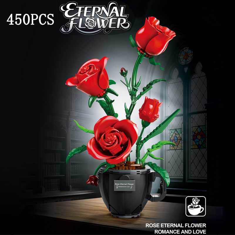 MOC ถ้วยกาแฟดอกไม้บล็อกตัวต่อก - Home Decor Daisy บทวิจารณ์และราคา