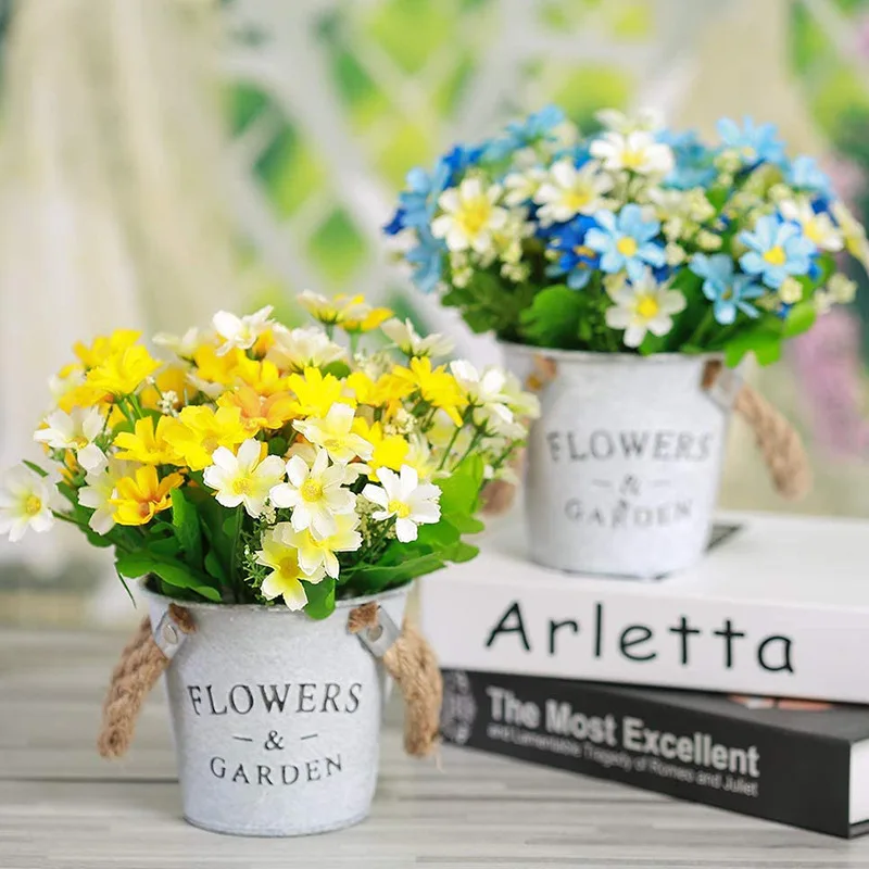 ดอกเดซี่ยาว32ซม. ดอกไม้ปลอมสำห - Home Decor Daisy บทวิจารณ์และราคา