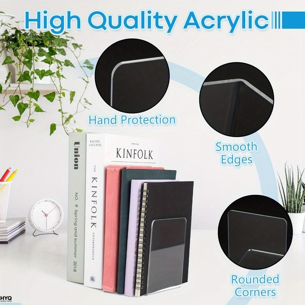ชุดที่คั่นหนังสืออะคริลิคใส 4/ - Aesthetic Bookend บทวิจารณ์และราคา