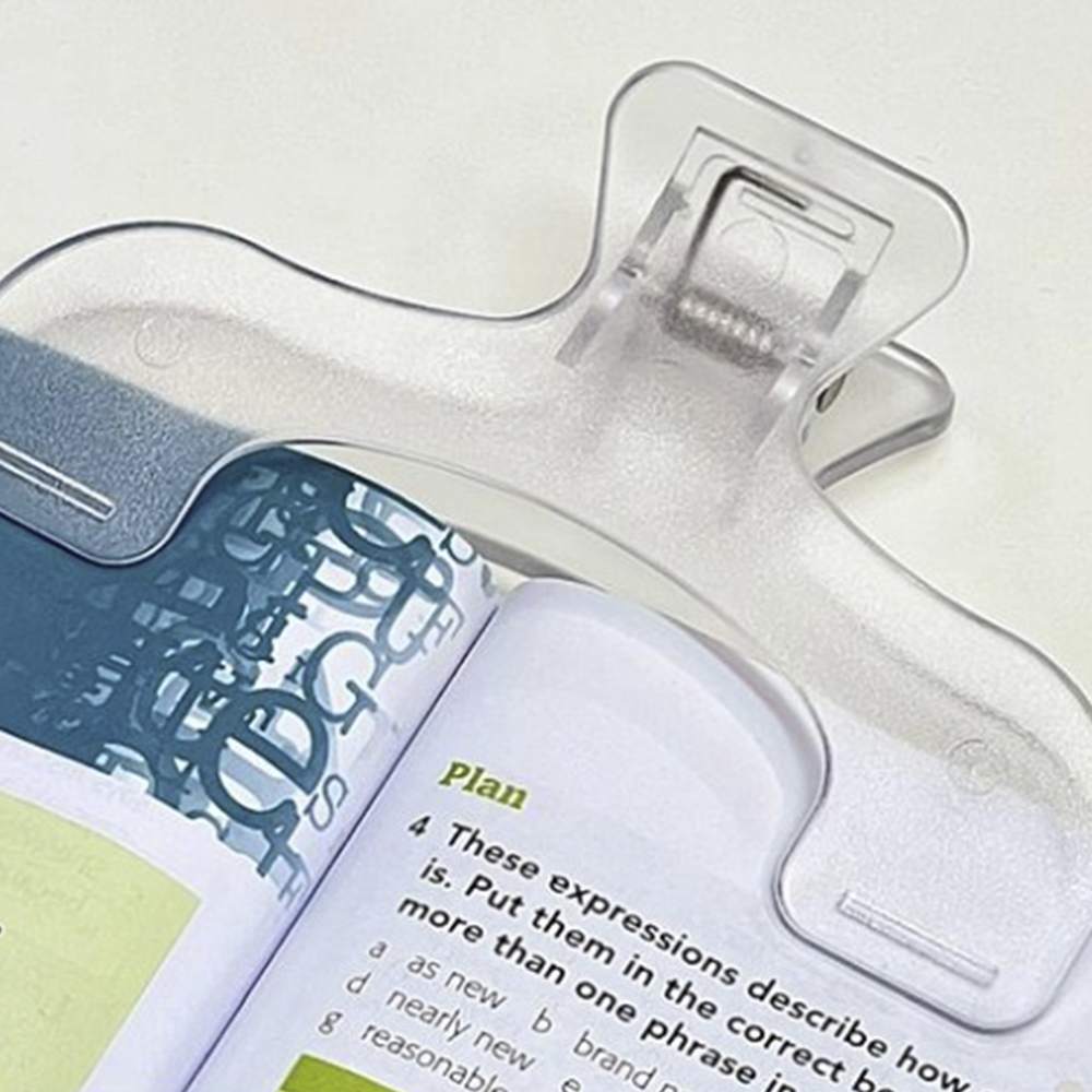 ที่หนีบหนังสือพลาสติกใส 1 ชิ้น - Aesthetic Bookend บทวิจารณ์และราคา