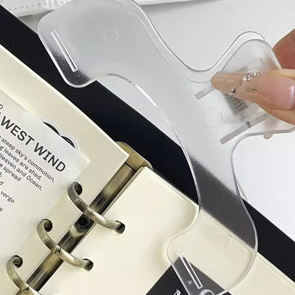 ที่หนีบหนังสือพลาสติกใส 1 ชิ้น - Aesthetic Bookend บทวิจารณ์และราคา