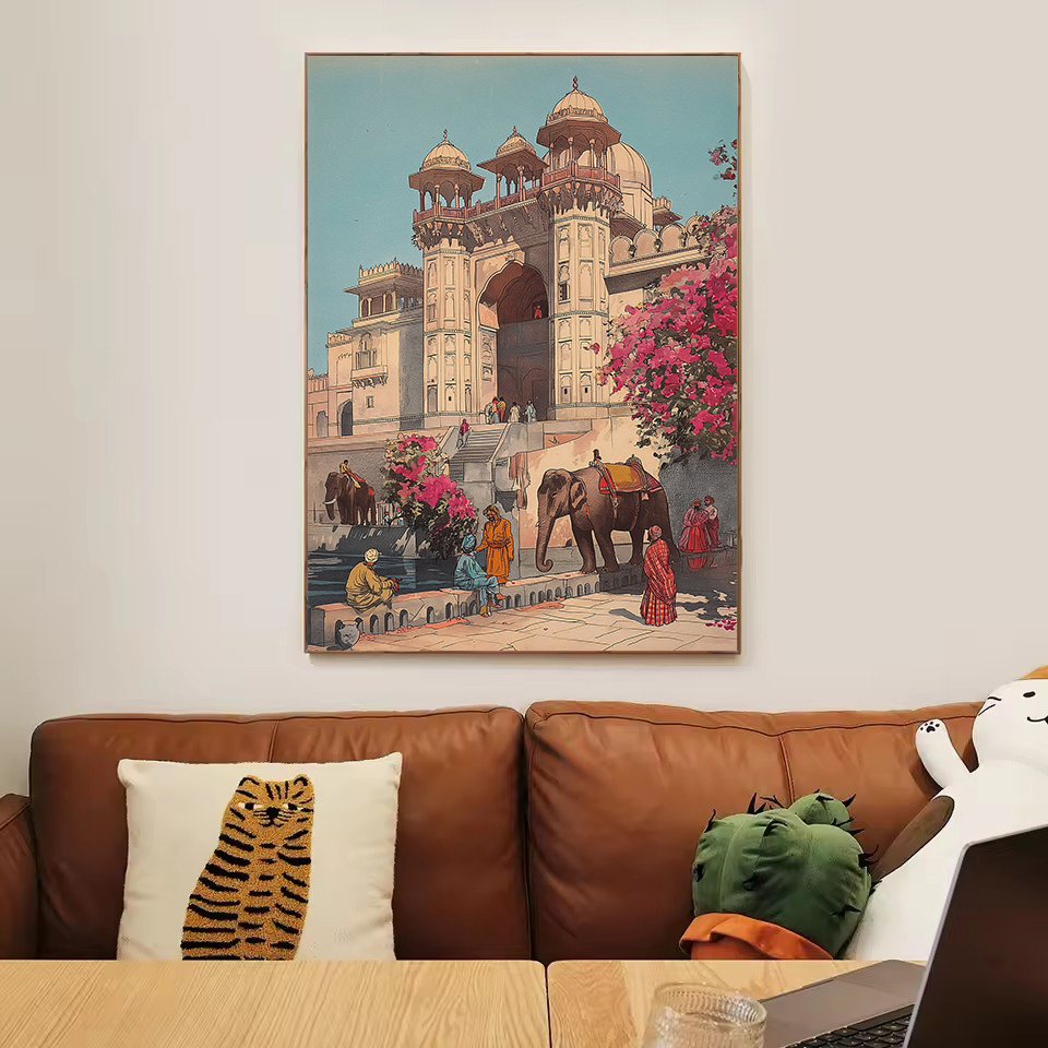 Vintage โบราณอินเดีย Living Ba - Home Decor Varanasi บทวิจารณ์และราคา