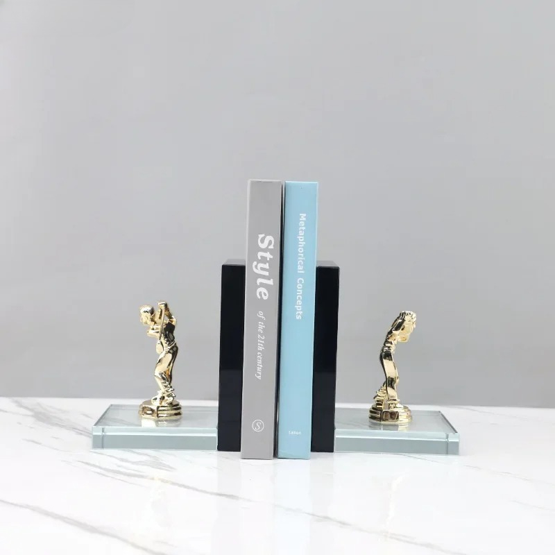 ประติมากรรมนักกอล์ฟสีทอง ของตก - Aesthetic Bookend บทวิจารณ์และราคา