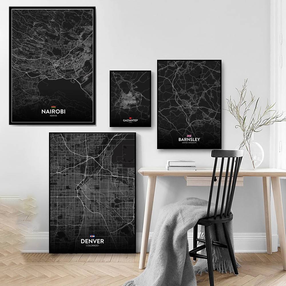 ปารีส ลอนดอน นิวยอร์ก แผนที่เม - Home Decor London บทวิจารณ์และราคา