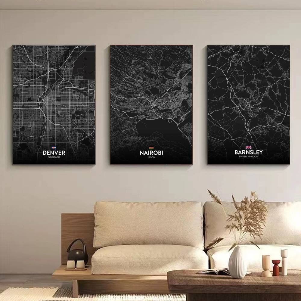 ปารีส ลอนดอน นิวยอร์ก แผนที่เม - Home Decor London บทวิจารณ์และราคา