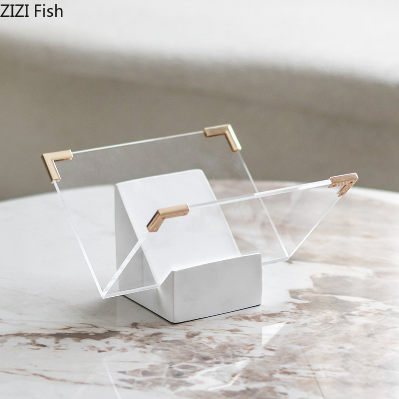 ชั้นวางนิตยสารอะคริลิคหินอ่อน  - Aesthetic Bookend บทวิจารณ์และราคา