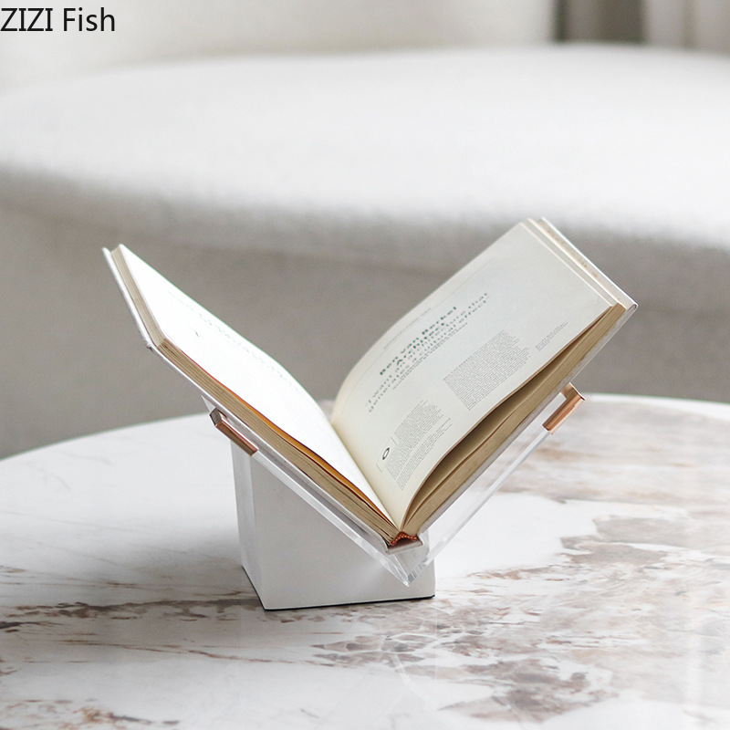 ชั้นวางนิตยสารอะคริลิคหินอ่อน  - Aesthetic Bookend บทวิจารณ์และราคา