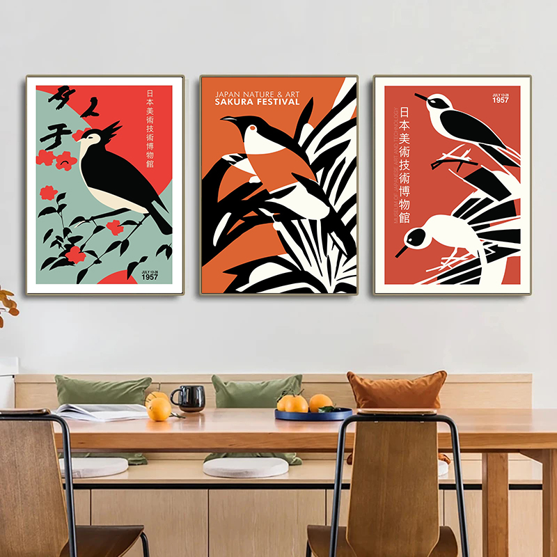 วัฒนธรรมวินเทจของญี่ปุ่น โปสเต - Home Decor Exhibition บทวิจารณ์และราคา