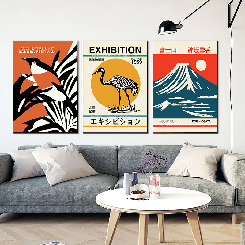 วัฒนธรรมวินเทจของญี่ปุ่น โปสเต - Home Decor Exhibition บทวิจารณ์และราคา