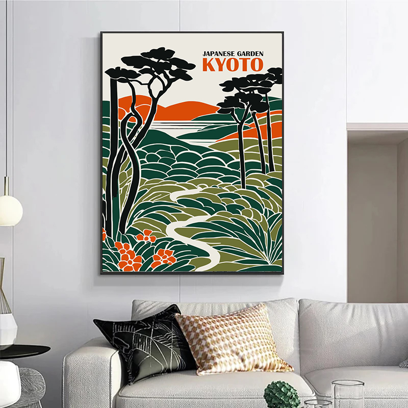 วัฒนธรรมวินเทจของญี่ปุ่น โปสเต - Home Decor Exhibition บทวิจารณ์และราคา