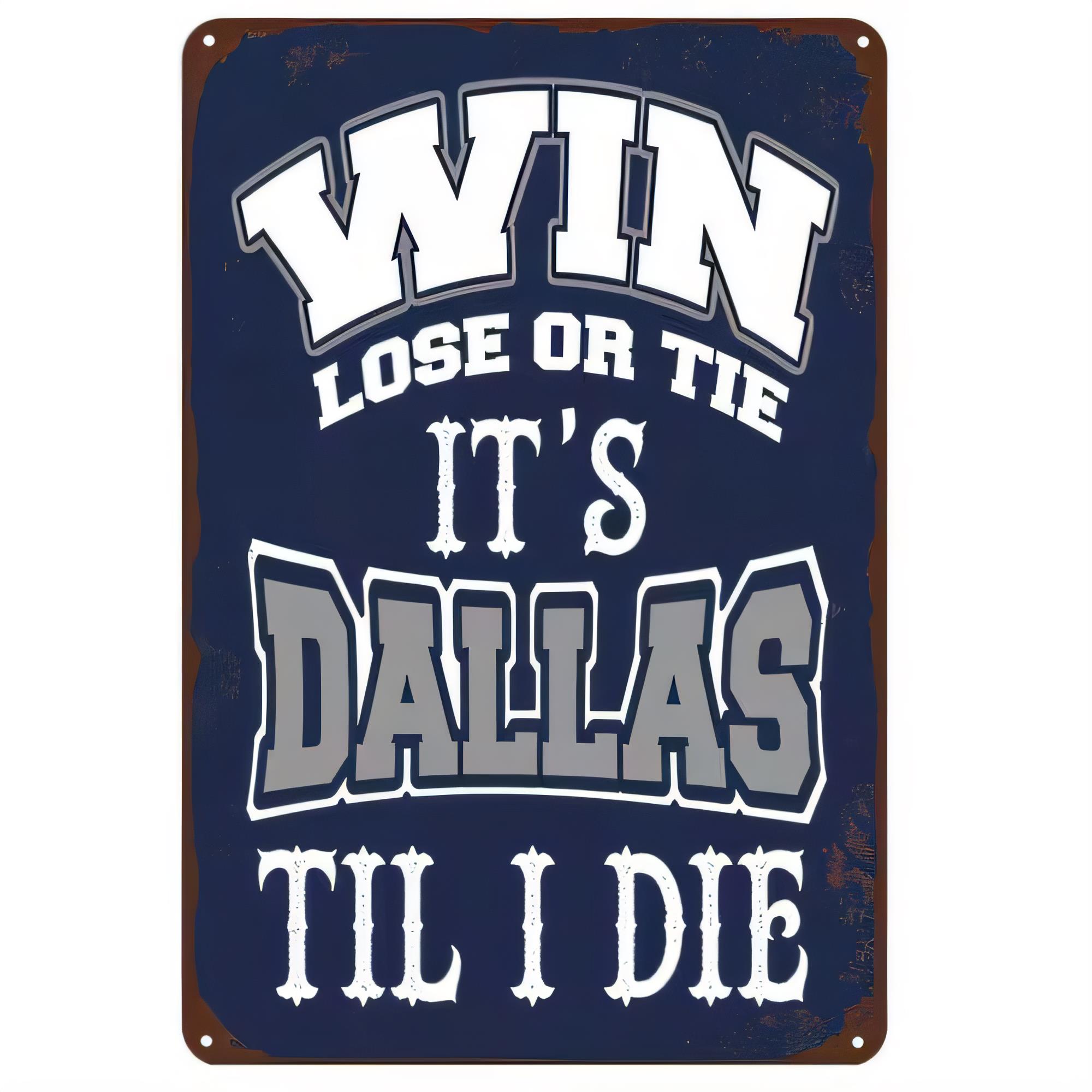 ป้ายโลหะ, ไม่ว่าจะแพ้หรือเสมอก - Home Decor Dallas บทวิจารณ์และราคา