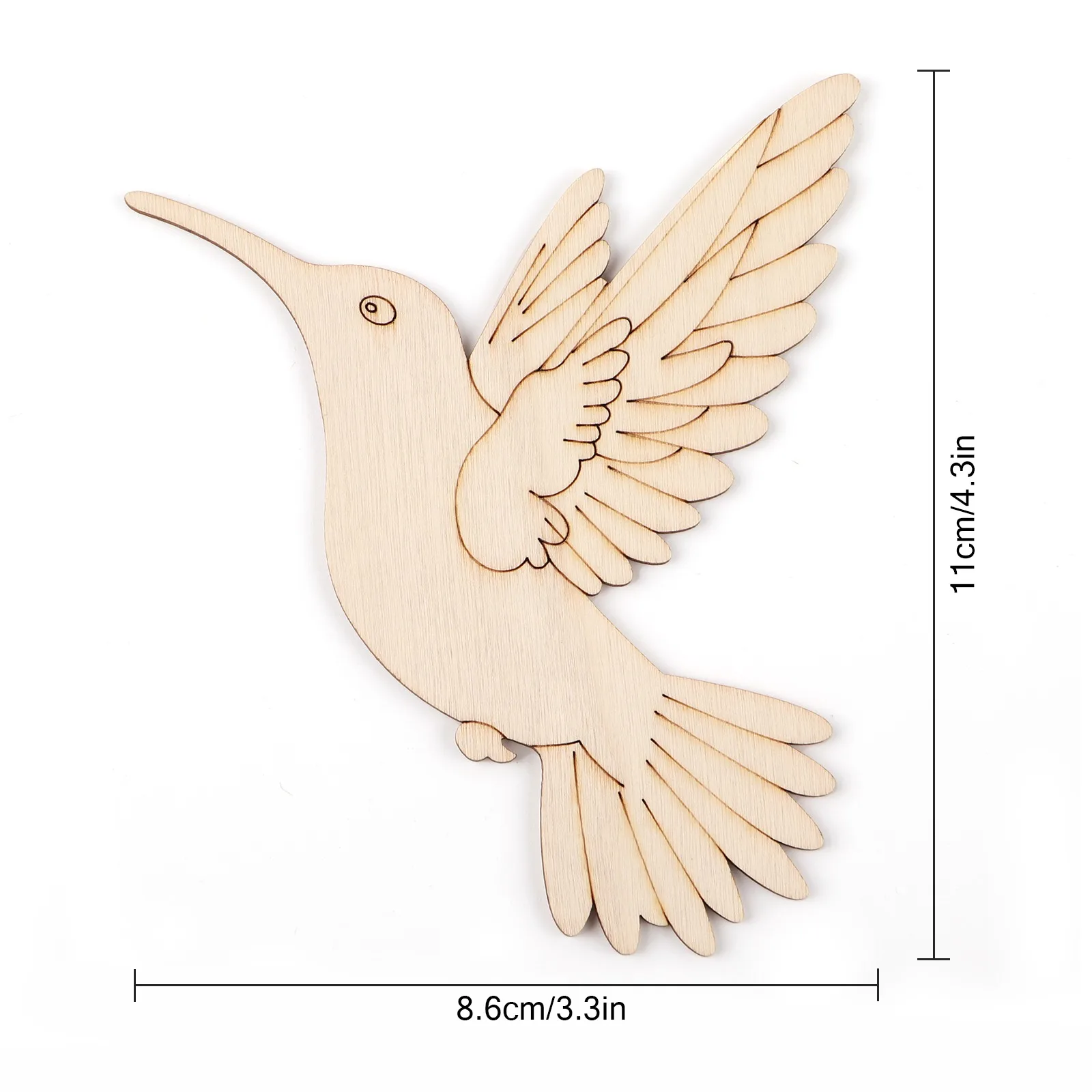 ชุดงานฝีมือไม้รูปสัตว์และนก 10 - Home Decor Painting บทวิจารณ์และราคา