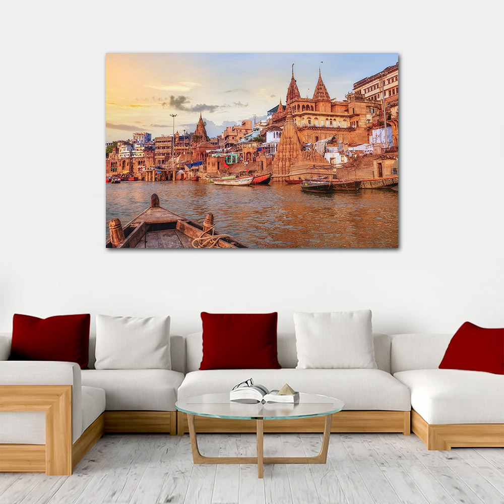 แม่น้ำแกงกา วารานาซี ทางตอนเหน - Home Decor Varanasi บทวิจารณ์และราคา