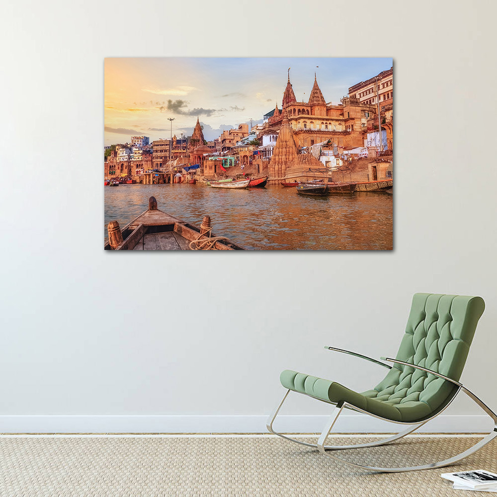 แม่น้ำแกงกา วารานาซี ทางตอนเหน - Home Decor Varanasi บทวิจารณ์และราคา