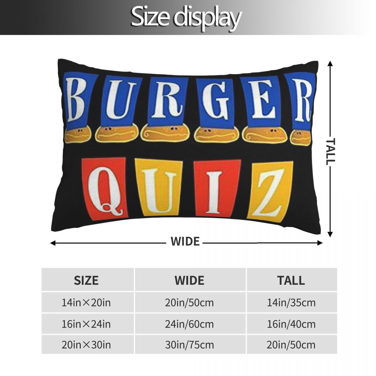 เบอร์เกอร์ ควิซ โลโก้ใหม่ ปลอก - Home Decor Quiz บทวิจารณ์และราคา