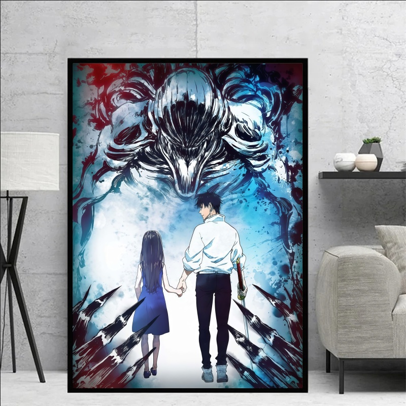 จูจุสึไคเซ็น ยูตะ โอคค็อตสึ&เม - Home Decor Painting บทวิจารณ์และราคา