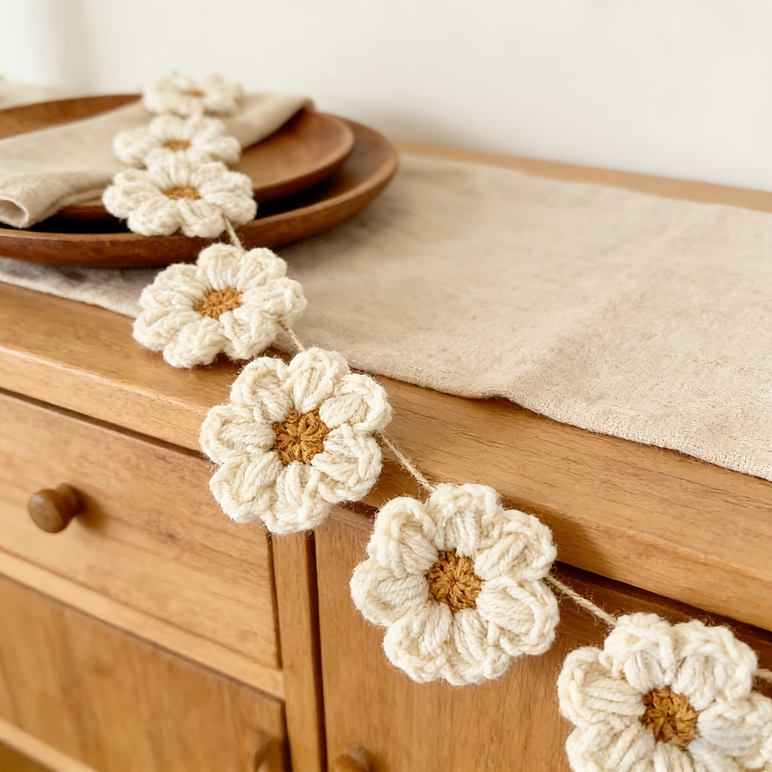 ดอกเดซี่ถักโครเชต์ยาว 1.8 เมตร - Home Decor Daisy บทวิจารณ์และราคา