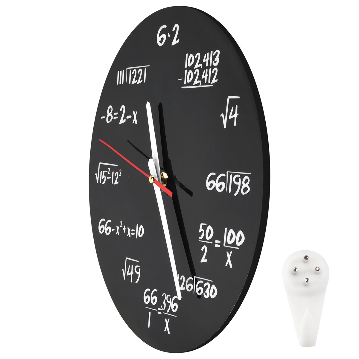 นาฬิกาแขวนผนังลายสูตรคณิตศาสตร - Home Decor Quiz บทวิจารณ์และราคา