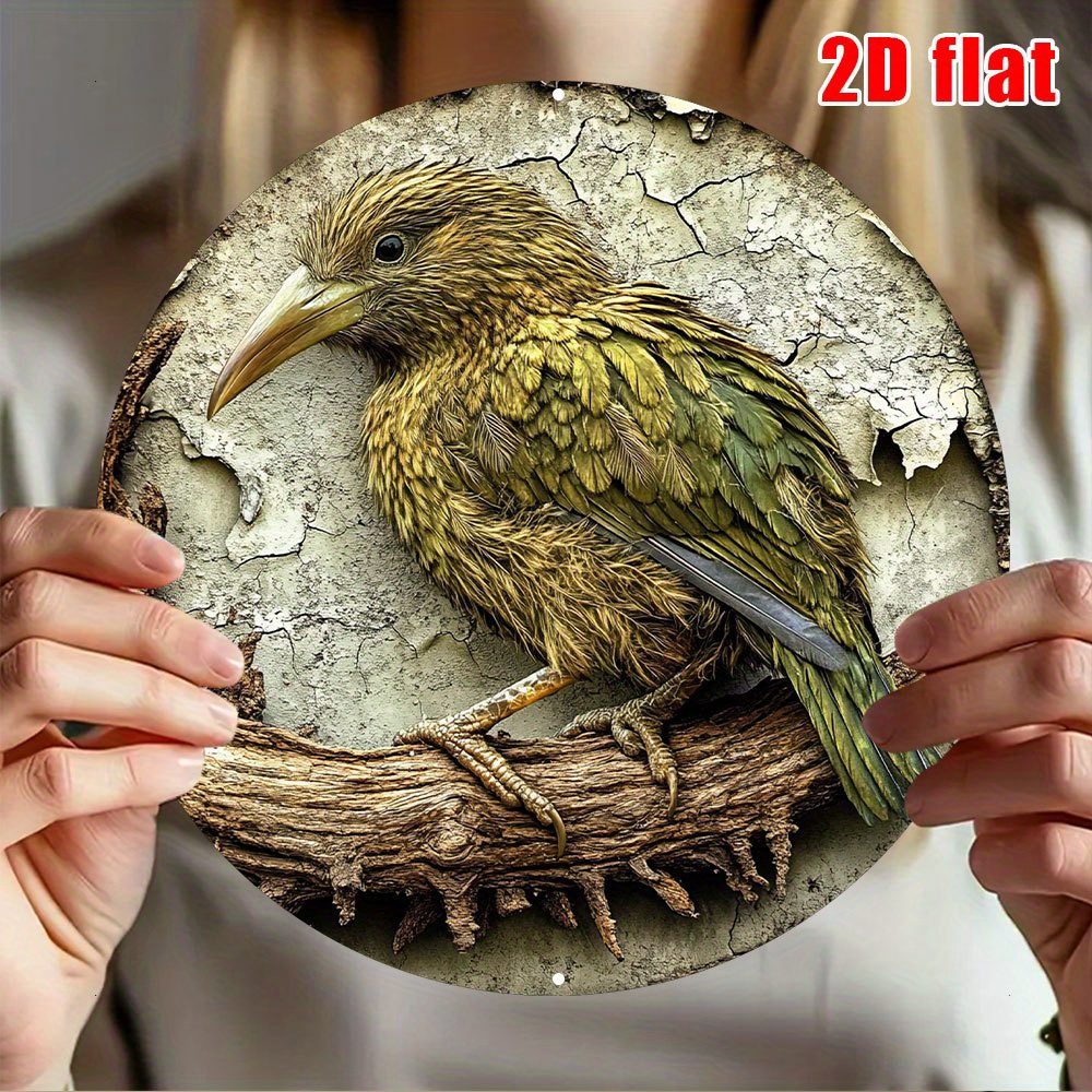CIFBUY ป้ายโลหะอลูมิเนียมรูปนก - Home Decor Green บทวิจารณ์และราคา